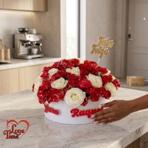 Cesta de Flores Naturais  Encanto de Amor